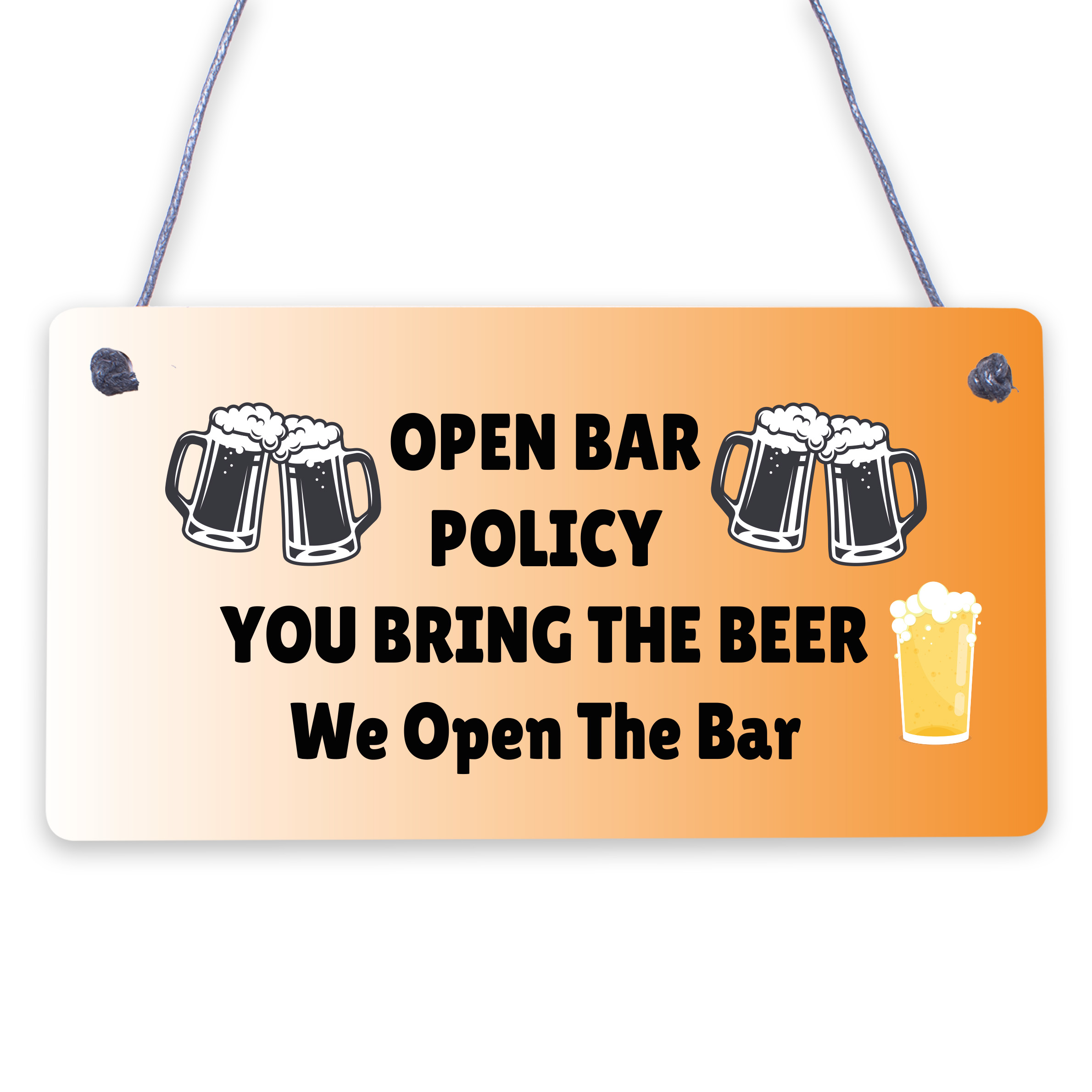 Funny Bar Sign Man Cave Pub Bar Sign Hanging Sign Gift For Him Beer Gift - Picture 8 of 10
