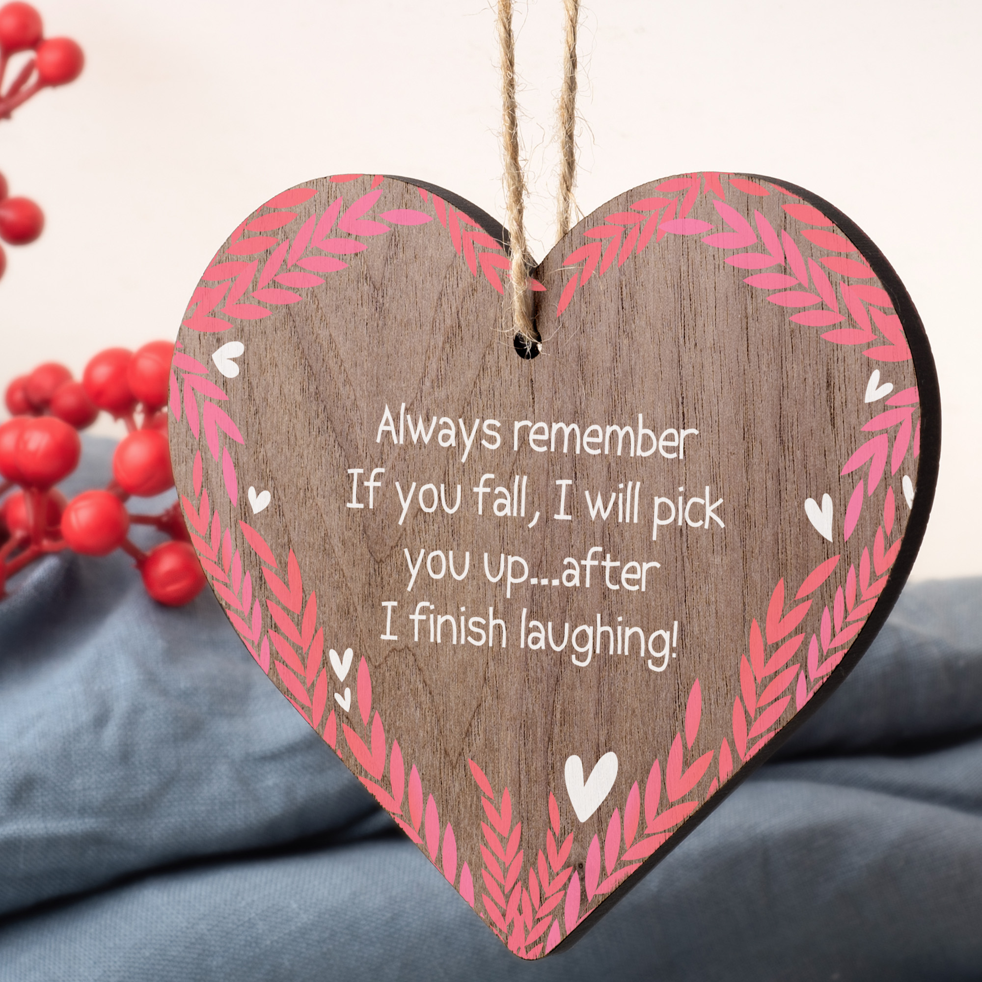 BEST FRIEND - I Will Pick You Up After I Finish Laughing! Friendship Gift Plaque - Picture 3 of 5